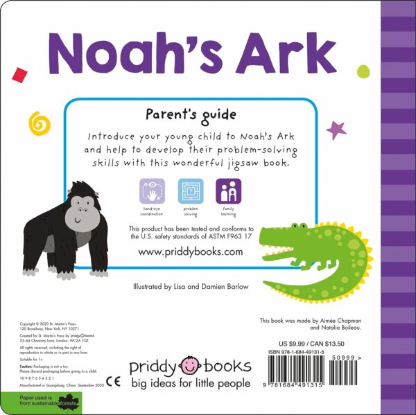 Puzzle and Play: Noah's Ark: A Press-Out Puzzle Book! (Puzzle & Play #1) 102 0915 1