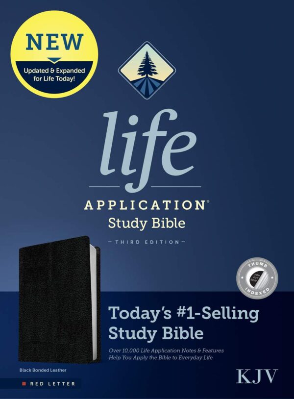 KJV Life Application Study Bible,Black Bonded Leather Third Edition 206 0323 2