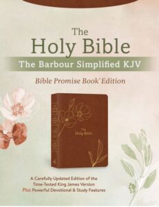 Image of Bible Promise Book Simplified KJV – Chestnut Floral