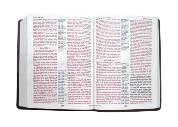 KJV Giant Comfort Print Holy Bible Brown Leathersoft 206 0967 3