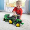 Big Farm Lights & Sounds John Deere 1:16 Scale 7330 Tractor and Round Baler Set - Image 5