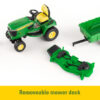 1:16 Big Farm John Deere X758 Lawn Mower With Accessories - Image 7