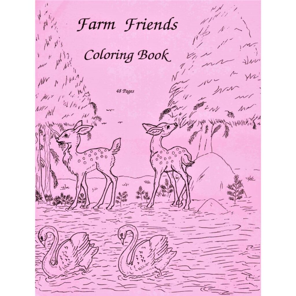 Image of Colouring Book: Farm Friends