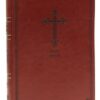 KJV, Thinline Bible, Large Print, Leathersoft, Brown