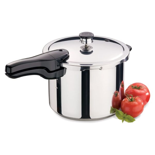 Presto Stainless Steel Pressure Cooker - 6-Quart 350 0033 1