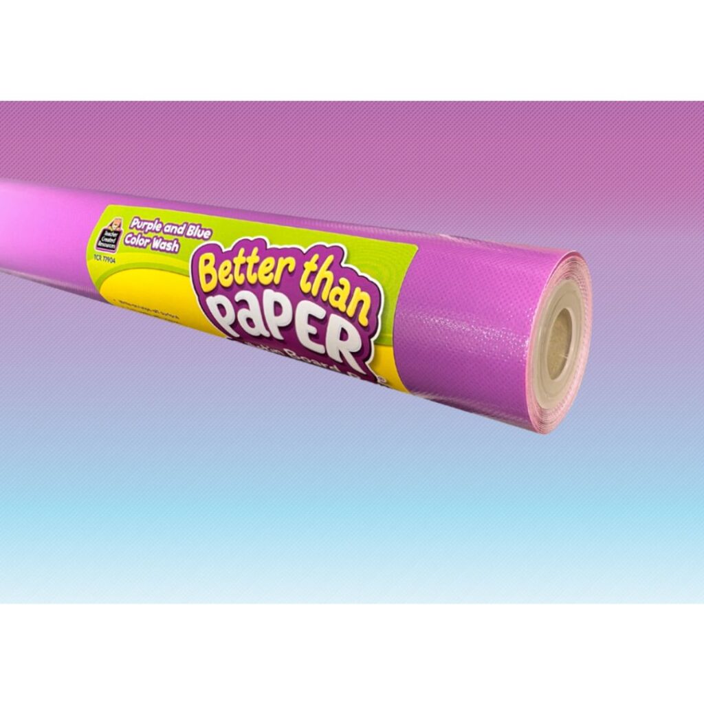 Image of Purple and Blue Color Wash – Better Than Paper Bulletin Board Roll