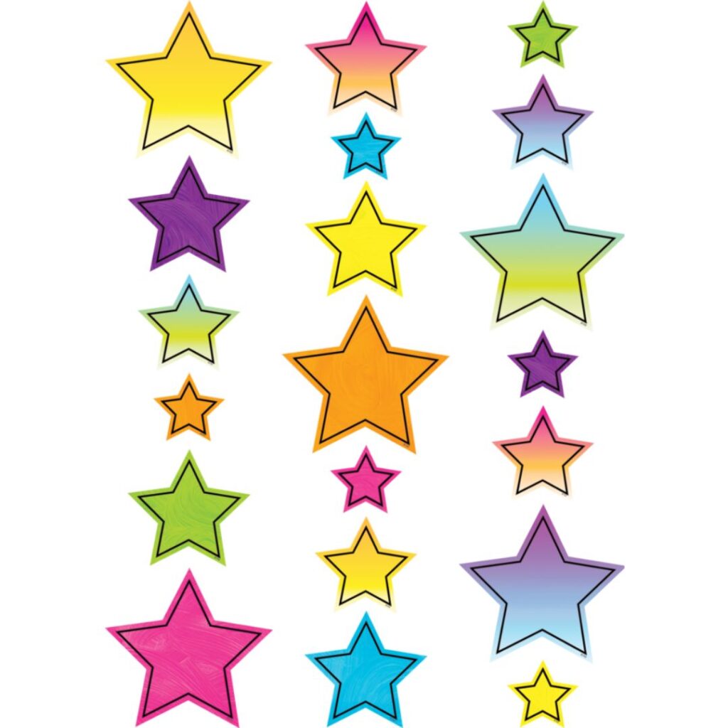 Image of Brights 4Ever – Stars Accents – Assorted Sizes