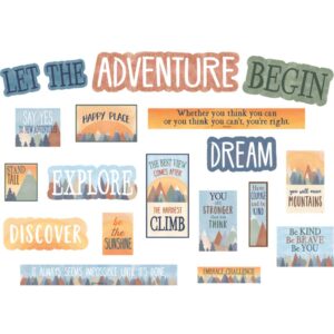 Moving Mountains - Let the Adventure Begin Mini Bulletin Board
