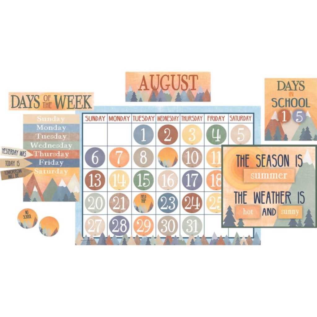 Image of Moving Mountains – Calendar Bulletin Board