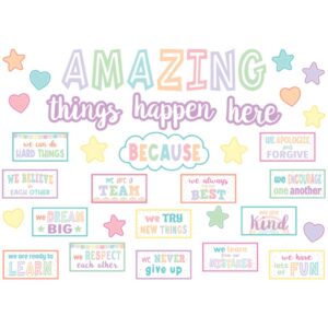 Pastel Pop - Amazing Things Happen Here Bulletin Board