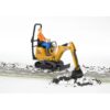 Bworld Micro Excavator 8010 CTS w/ Worker - Image 3