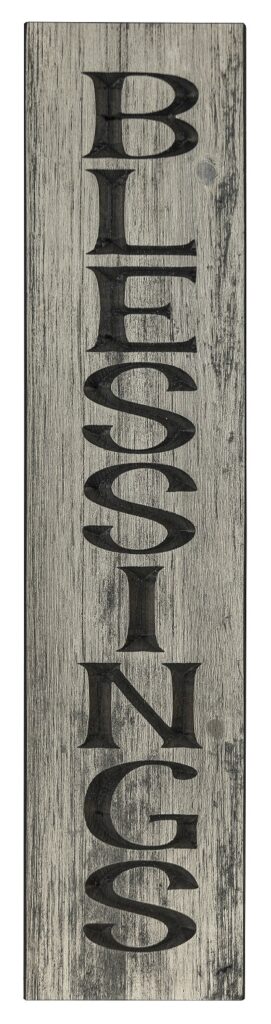 Image of Vertical Sign Blessings -Discontinued