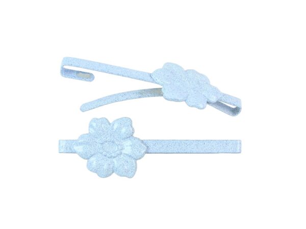 2" Bar Dogwood Barrette Sky Blue 270 0065 0