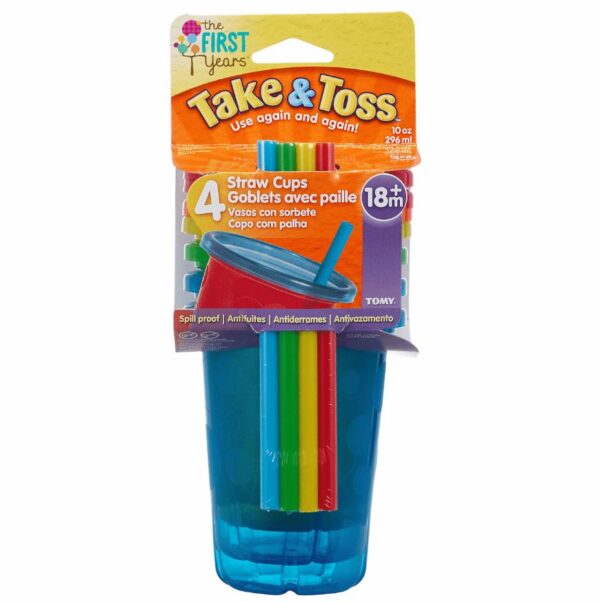 Take & Toss 10 oz. Straw Cups (4-pack)- Discontinued 300 1029 0