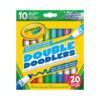 Crayola Double Doodlers Markers, 10 Count