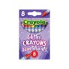 Crayola Glitter Crayons, 8 Count - Image 2