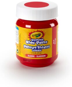 Image of Crayola Red Washable Paint – 2 fl. oz