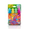 Crayola Washable Sidewalk Chalk, 4 Count - assorted