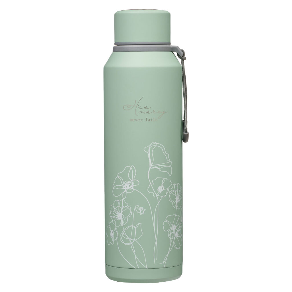 Image of Mercy Hazy Teal Stainless Steel Water Bottle