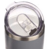 Walk By Faith Gray Stainless Steel Mug - 1 Corinthians 5:7 - Image 3