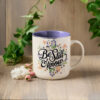 Be Still Purple Pasture Ceramic Coffee Mug - Psalm 46:10 - Image 3