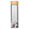 My Grace is Sufficient - Glass Water Bottle with Bamboo Lid & Sleeve - 17oz
