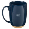 Wings Like Eagles Navy Blue Ceramic Coffee Mug  - 15oz - Image 2