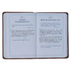 Be Strong and Steadfast Brown Faux Leather Daily Devotional - Image 4
