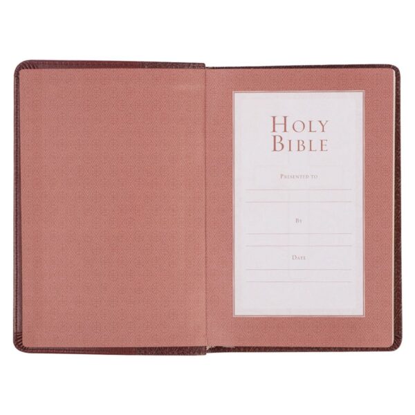 KJV Compact Bible-Brown LuxLeather 206 0456 3