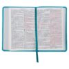 KJV Compact Bible-Turquoise LuxLeather - Image 4