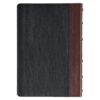 KJV Large Print Study Bible Two-Tone Black/Burgundy Full Grain Leather - Image 2