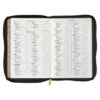 KJV Large Print Thinline Bible Black Faux Leather Thumb index Zipper - Image 10