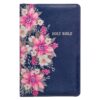 KJV Deluxe Gift Bible Printed Floral Faux Leather with Zipper