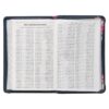 KJV Deluxe Gift Bible Printed Floral Faux Leather with Zipper - Image 9