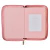 Burgundy and Pink Floral Faux Leather Compact KJV Bible with Zippered Closure - Image 4