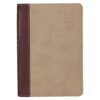 KJV Brown Two-tone Faux Leather Compact Bible