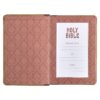 KJV Brown Two-tone Faux Leather Compact Bible - Image 4