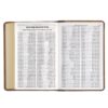 KJV Brown Two-tone Faux Leather Compact Bible - Image 6