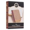 KJV Brown Two-tone Faux Leather Compact Bible - Image 9