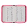 KJV Pink and Saddle Tan Faux Leather Mini Pocket Bible W/ Zipper - Image 6