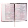 KJV Burgundy and Pink Faux Leather Compact Bible - Image 3