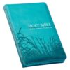 KJV Turquoise Faux Leather Deluxe Gift Bible W/ Thumb Index - Image 2
