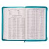 KJV Turquoise Faux Leather Deluxe Gift Bible W/ Thumb Index - Image 5