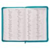 KJV Turquoise Faux Leather Deluxe Gift Bible W/ Thumb Index - Image 6