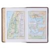 KJV Two-tone Brown Full Grain Leather Giant Print Bible W/ Thumb Index - Image 4