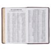 KJV Two-tone Brown Full Grain Leather Giant Print Bible W/ Thumb Index - Image 7