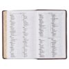 KJV Two-tone Brown Full Grain Leather Giant Print Bible W/ Thumb Index - Image 8