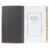 KJV Giant Print Bible Two-Tone Butterscotch Full Grain Leather - Image 4