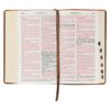 KJV Giant Print Bible Two-Tone Butterscotch Full Grain Leather - Image 7