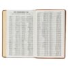 KJV Giant Print Bible Two-Tone Butterscotch Full Grain Leather - Image 9